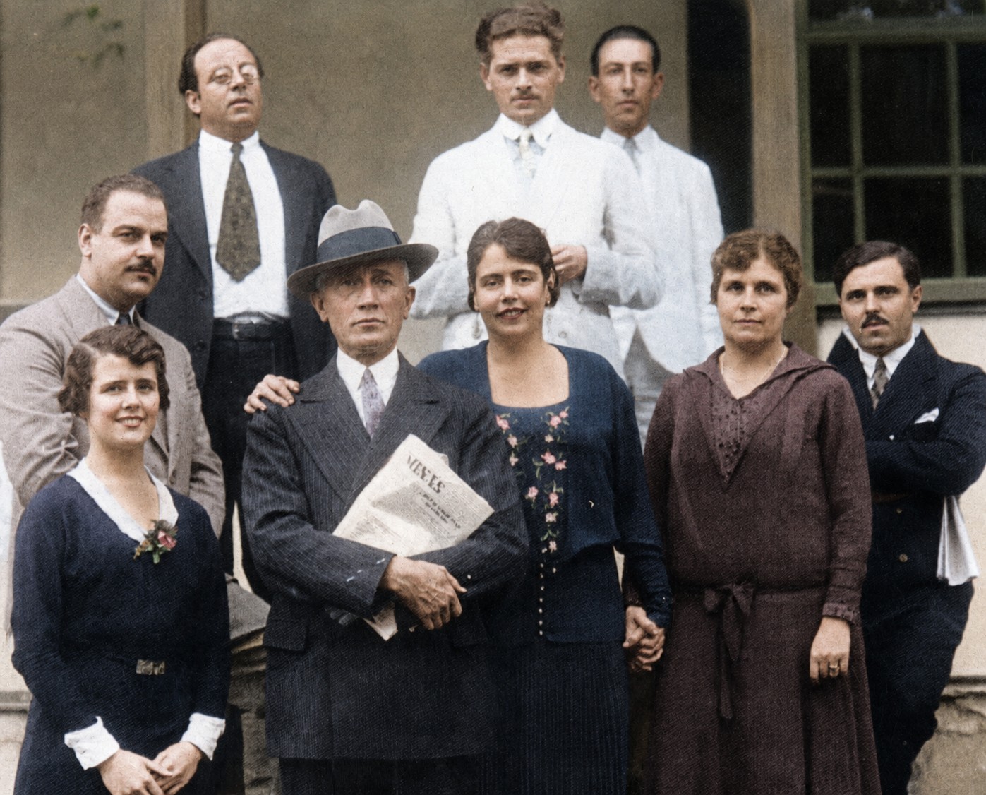 Antônio Carlos Ribeiro de Andrada e Julieta na fazenda da família