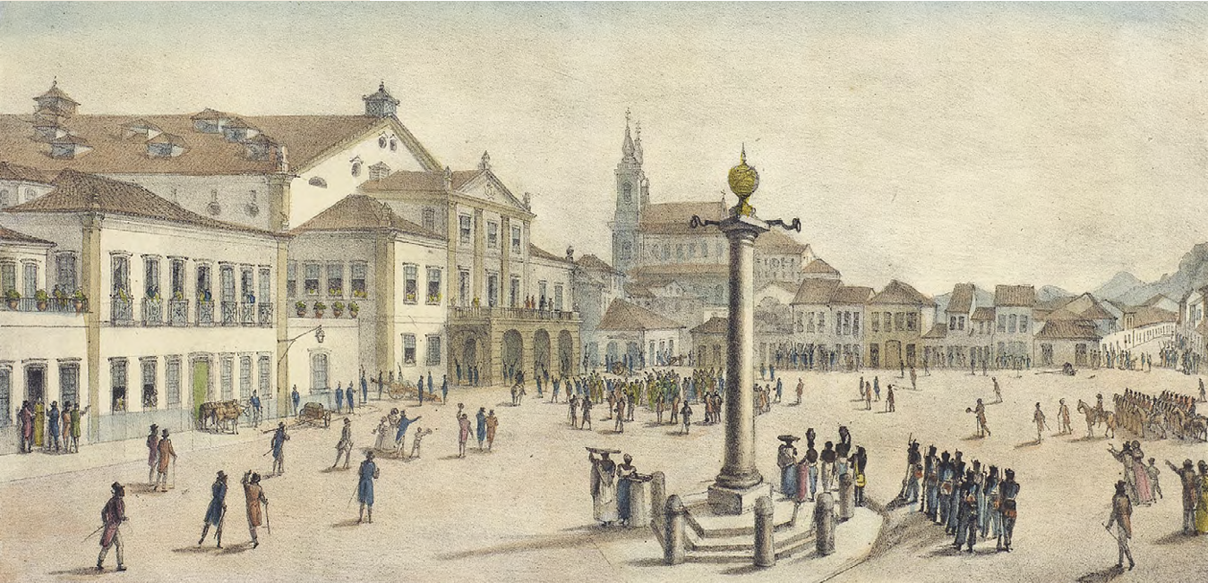 Moradia de José Bonifácio no Rio de Janeiro, Debret, 1839