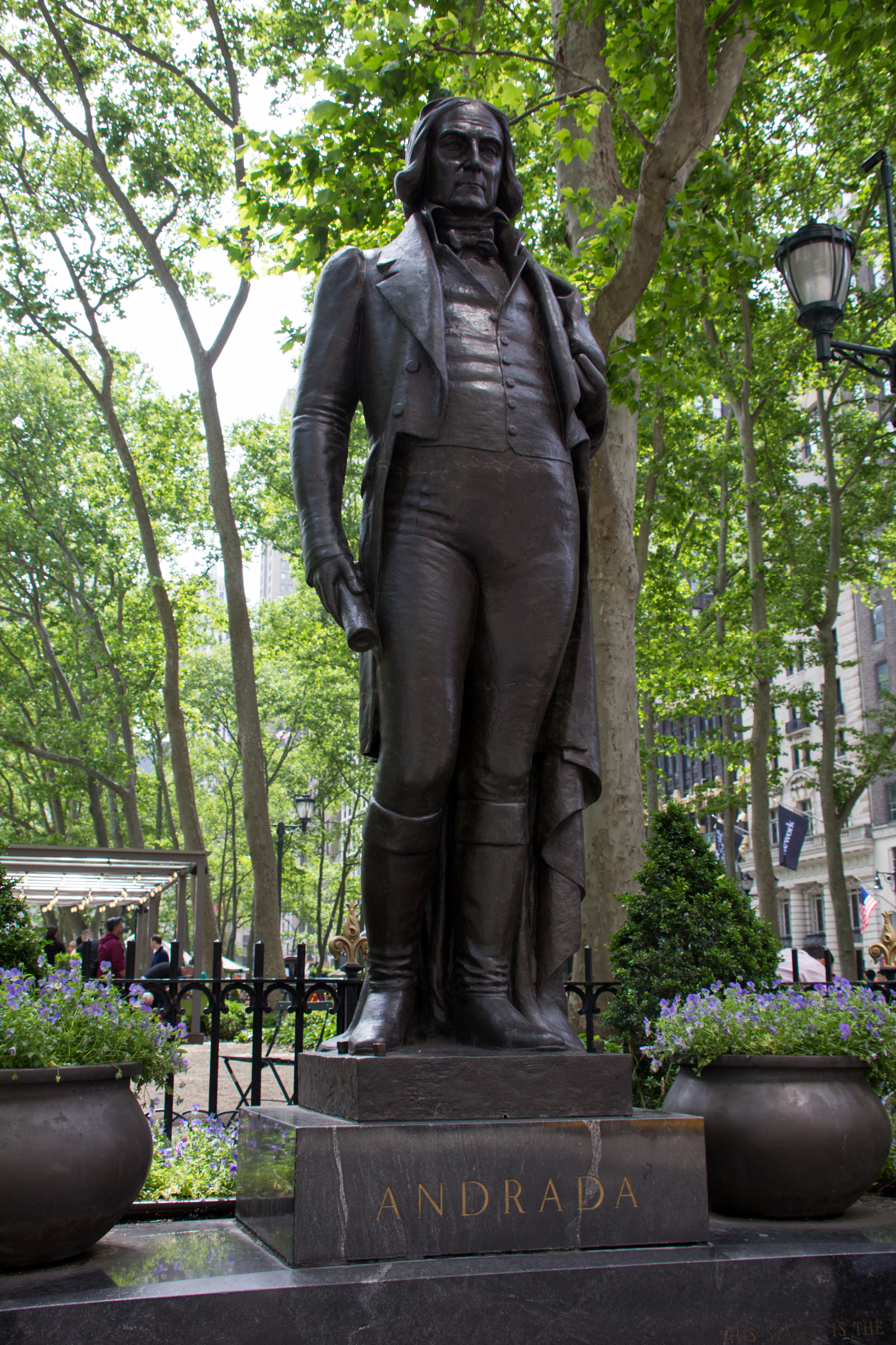 Estátua de José Bonifácio de Andrada e Silva em Nova York
