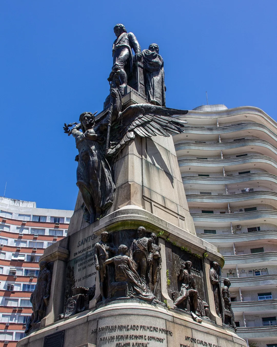 Monumento aos Andradas em Santos
